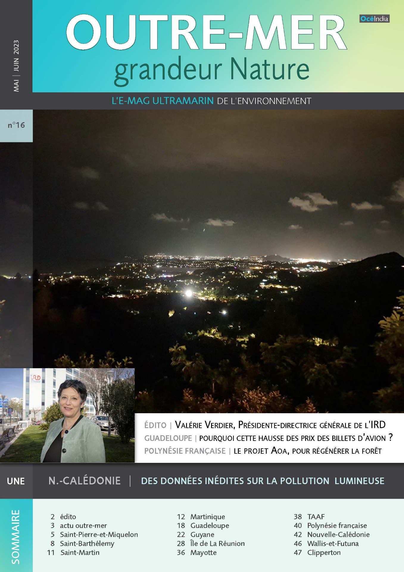 OMGN n°16 | mai-juin 2023 | Édito de Valérie Verdier, présidente-directrice générale de l'IRD