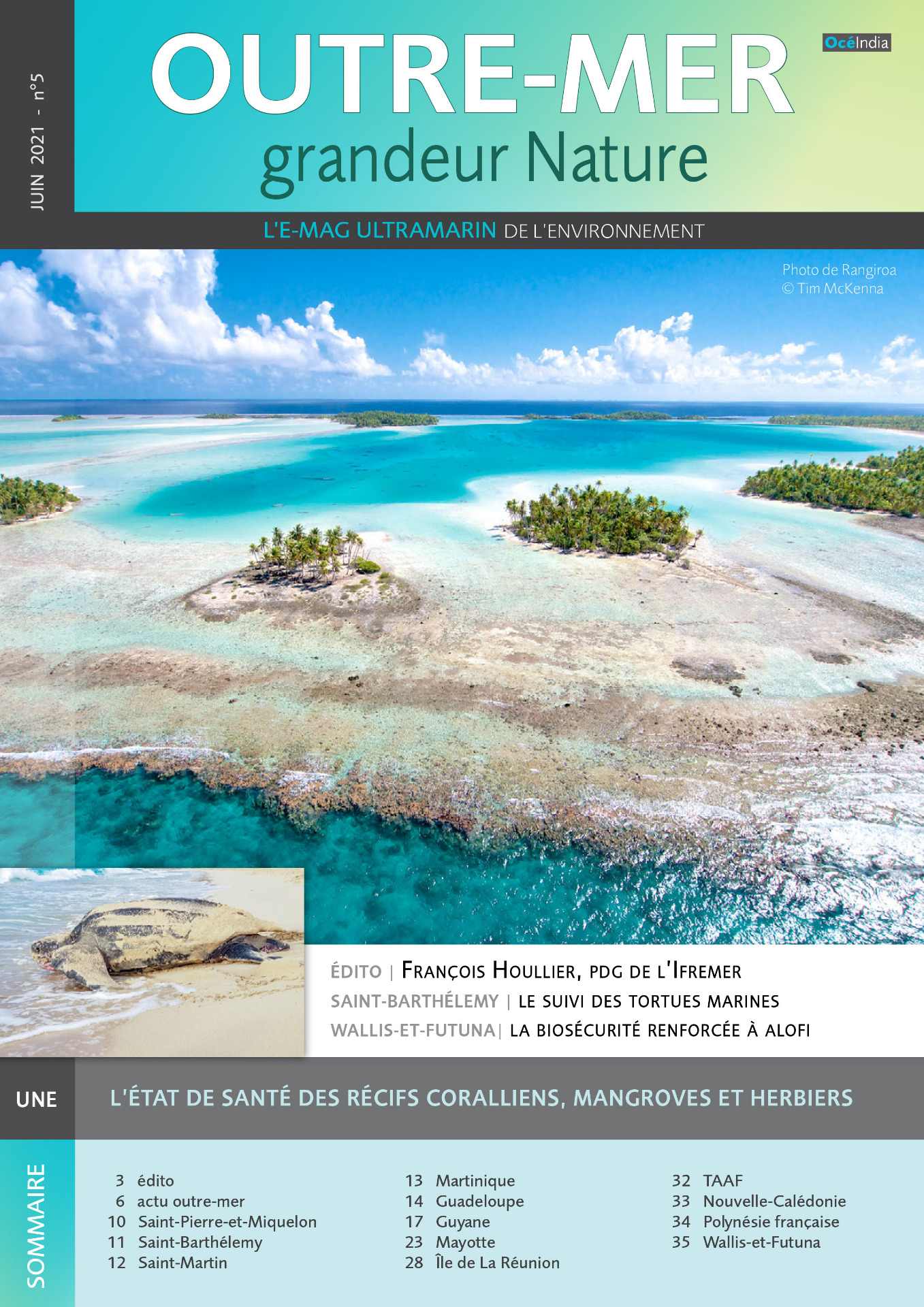 OMGN n°5 | juillet-août 2021 | François Houllier, PDG de l'Ifremer