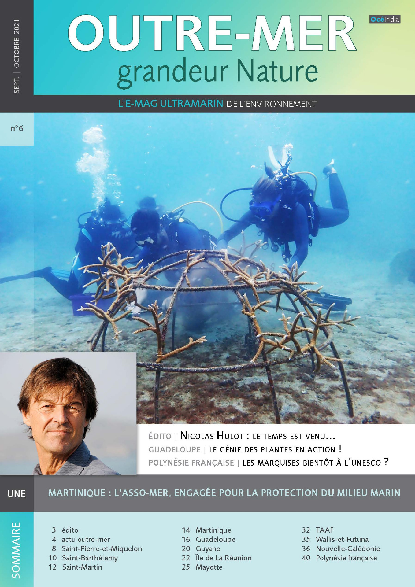OMGN n°6 | septembre-octobre 2021 | Nicolas Hulot, ancien ministre de la Transition écologique